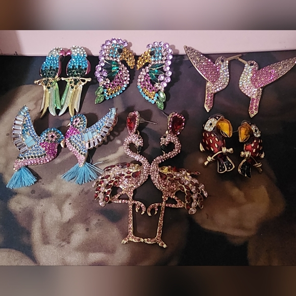 unknown Jewelry - Beautiful Bird Earrings Bundle
